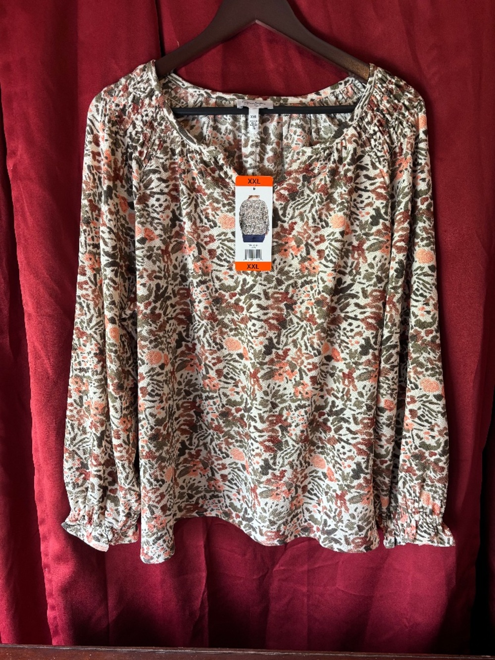 JESSICA SIMPSON WOMEN’S LS BLOUSE NWT